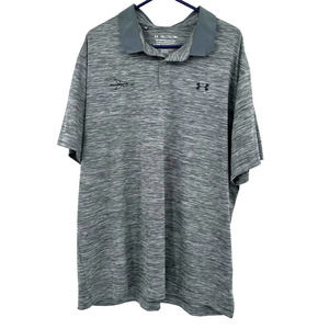 Under Armour mens size XXL the performance polo gray embroidered‎
